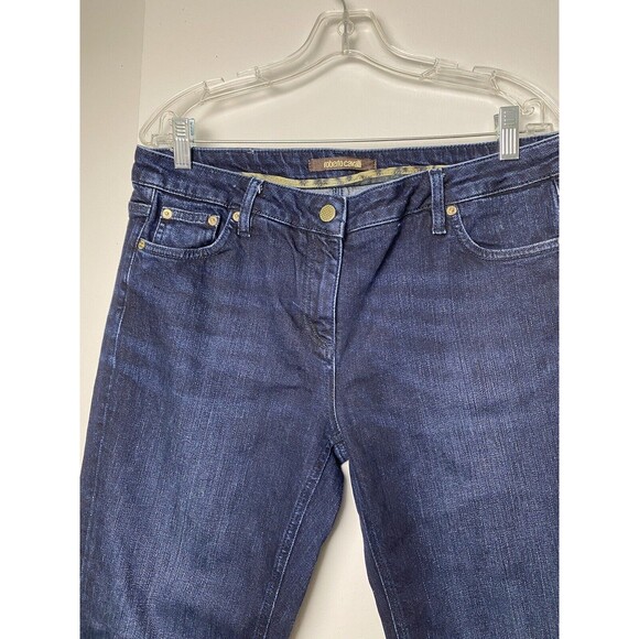 Roberto Cavalli Blue Jeans Denim Straight Leg Stretchy Womens Size 33x38 - Picture 2 of 14